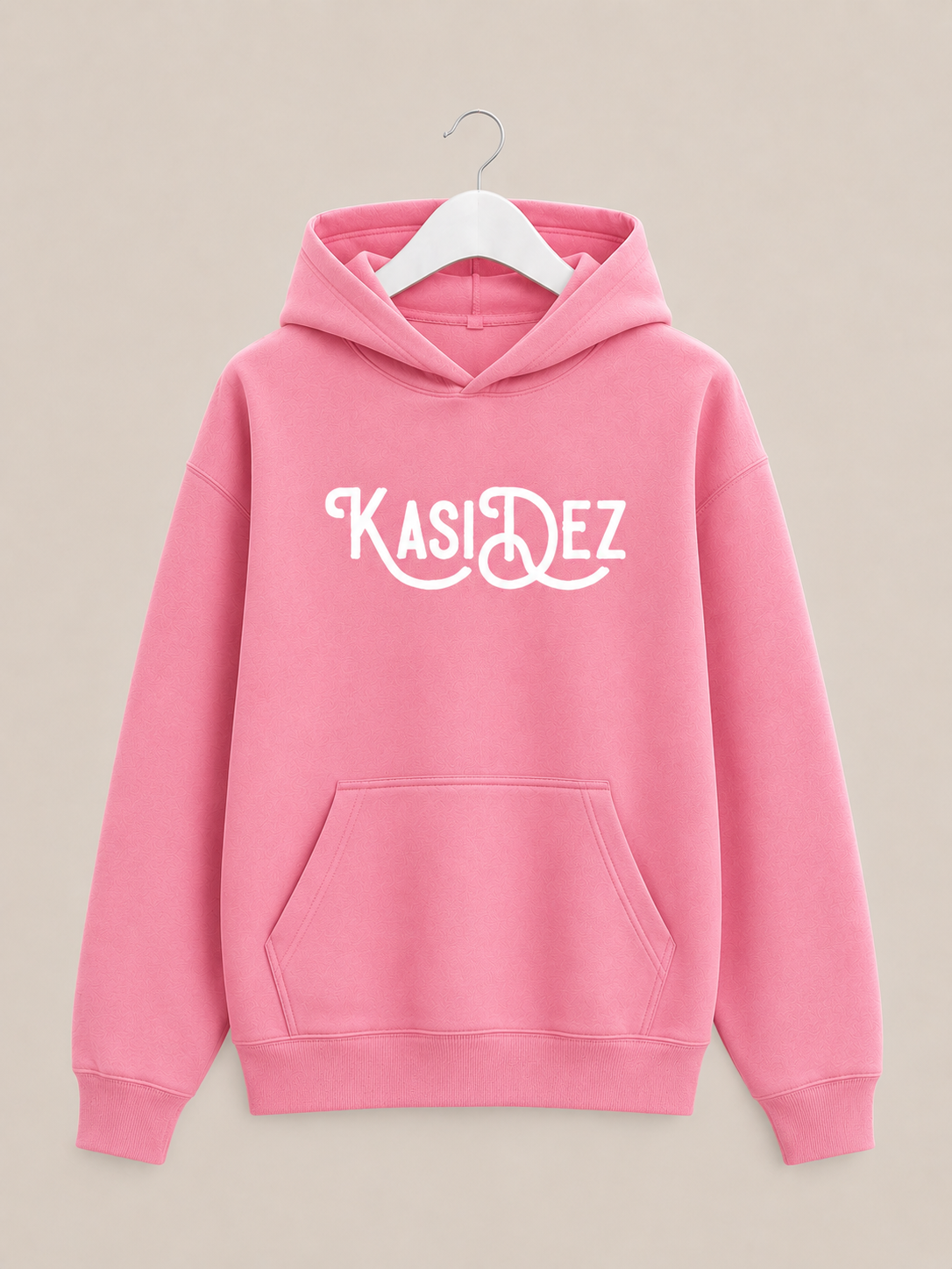 N Typo Hoodie — Pink